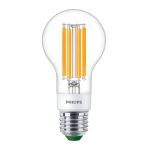 Philips MASTER LED Bulbo Ultra Efficient E27 Pera Chiara 4W 840lm - 827 Bianco Molto Caldo | Dimmerabile - Sostitutiva 60W