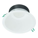 Philips Downlight LED Coreline DN142B Aluminium Bianca 10.7W 1200lm 60D - 840 Bianco Freddo | Ritaglio 155mm - IP20 - Dimmerabile
