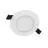 Ledvance Downlight Slim Alu Aluminium Bianca 9.5W 900lm 90D - 840 Bianco Freddo | Ritaglio 100 - IP44 - Dali Dimmerabile 