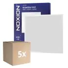Confezione Multipack 5x Noxion Pannello A LED Ecowhite V4.0 28W 3200lm - 830 Luce Calda -  | 60x60cm - UGR 